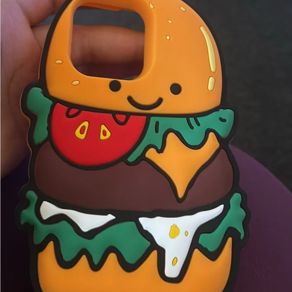 Burger Design Tablet Case - Orange